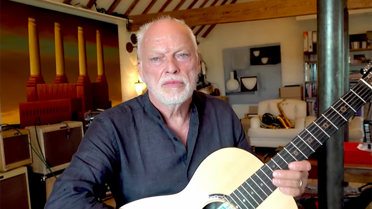 David Gilmour (Pink Floyd) fará uma live nesta quinta-feira via Facebook